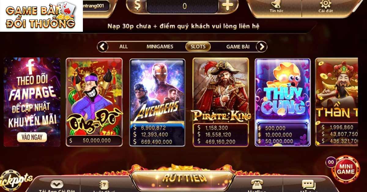 Top những địa chỉ game nổ hũ uy tín nhất năm 2024